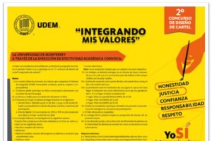 "Integrando mis valores" Convocatoria